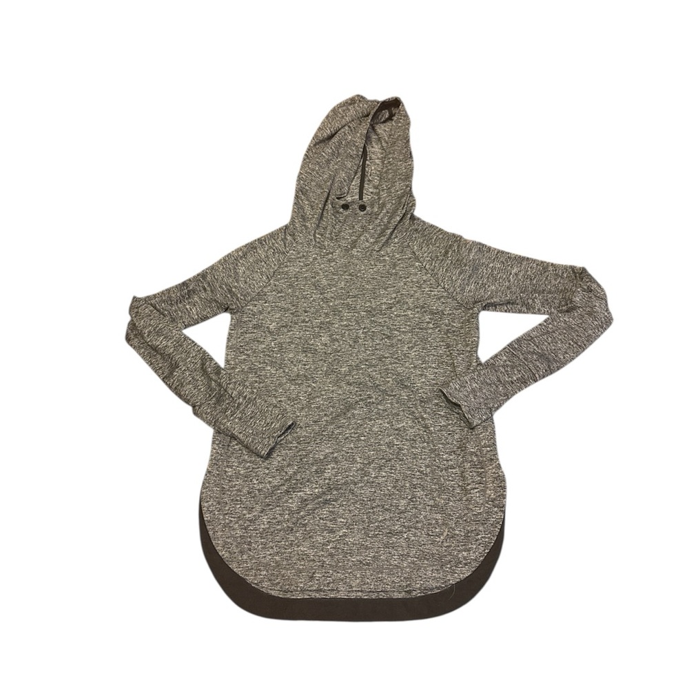 Athleta Heathered Gray Women's Hoodie